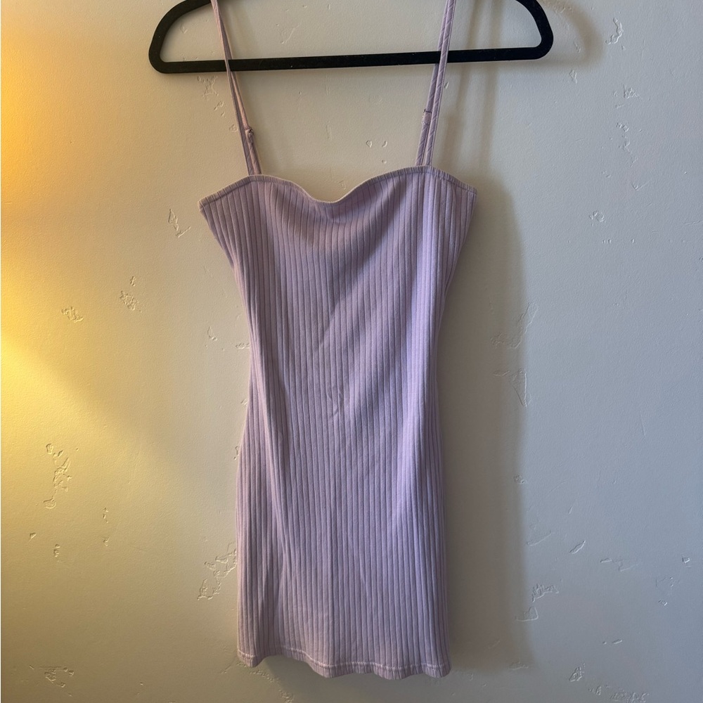 Purple mini dress
